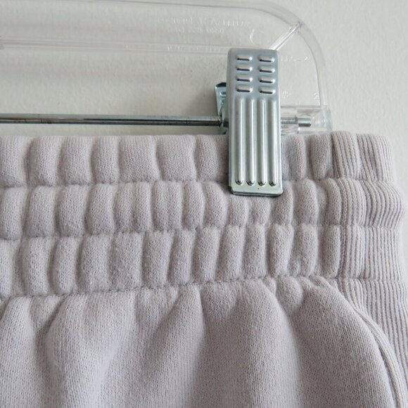 ARITZIA TNA Cozy AF Sweatfleece Boyfriend Sweatpant Heather Cloud White Size S - Picture 13 of 16